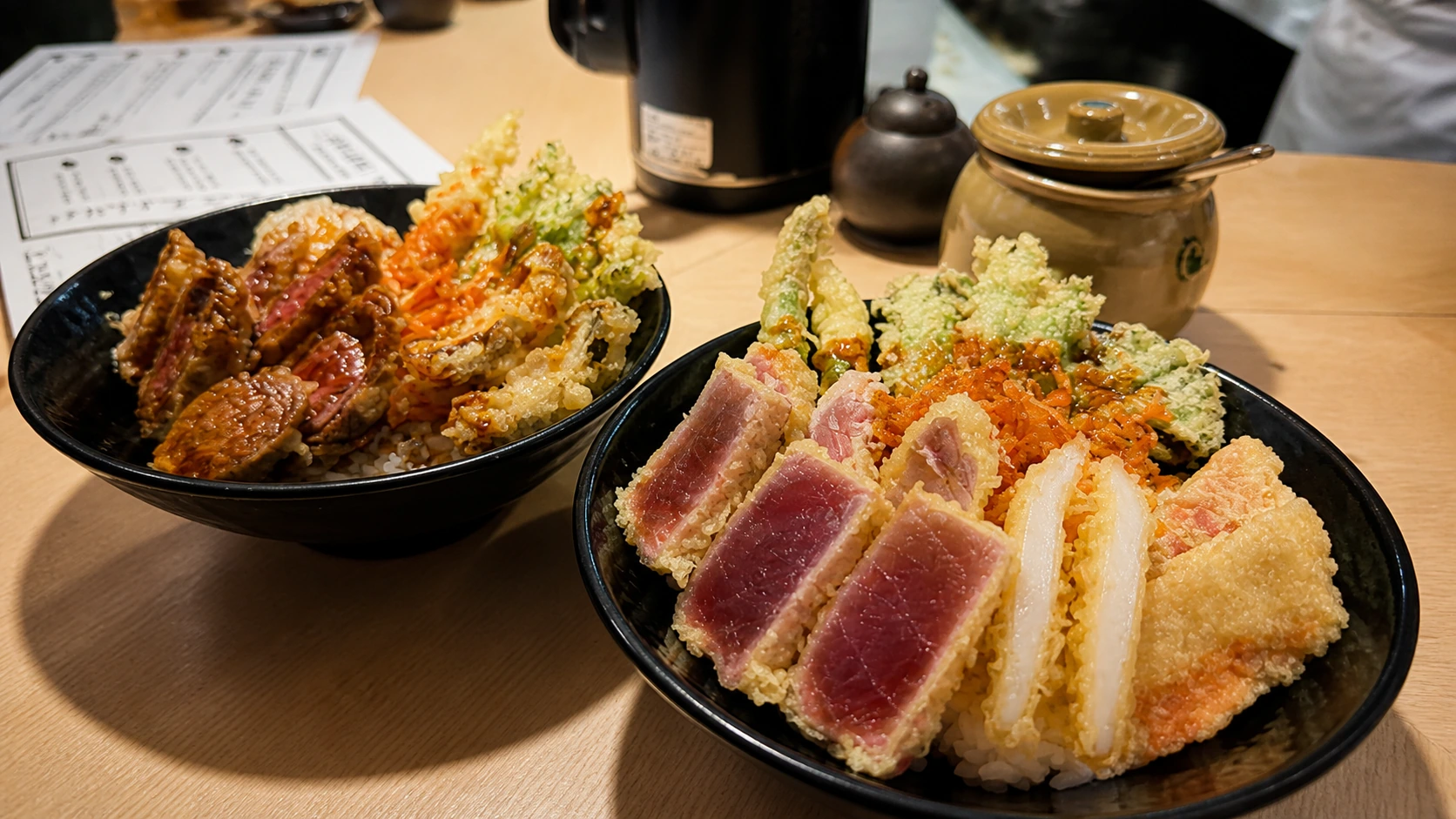 Ginza Kagari Tokyo fried cutlet platter with rice and side dishes