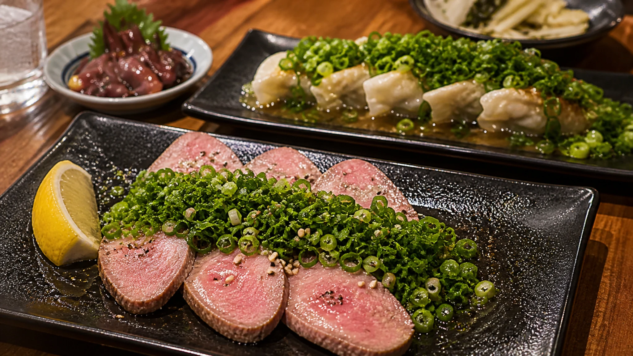 Karasumori Hyakuyaku Tokyo grilled skewer dish with sauce on a small plate
