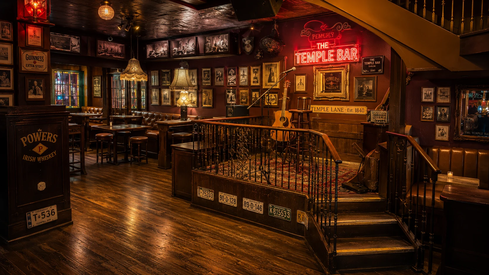 Signature dish at Bad Bob’s in Dublin, a temple bar pub spot