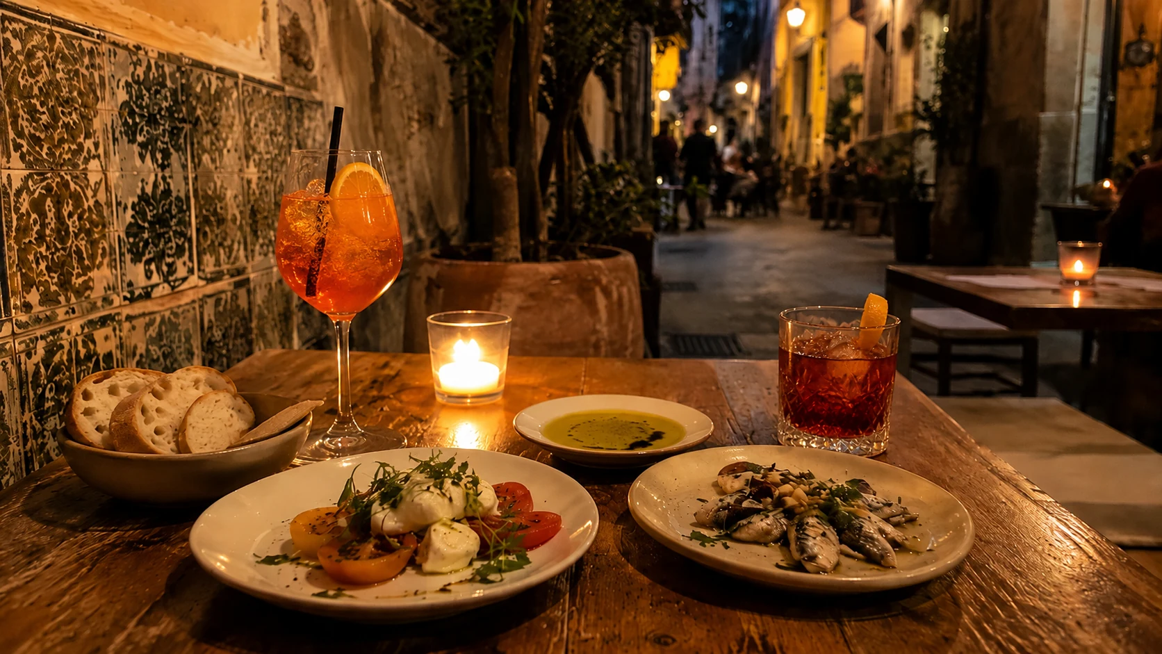Barcelona Nick's Picks guide card with tapas, wine, cocktails, and neighborhood restaurants