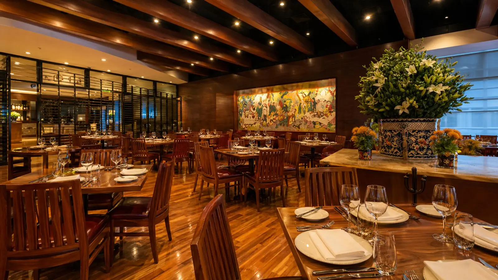 El Cardenal Alameda Mexico City traditional breakfast dining room in Centro Histórico