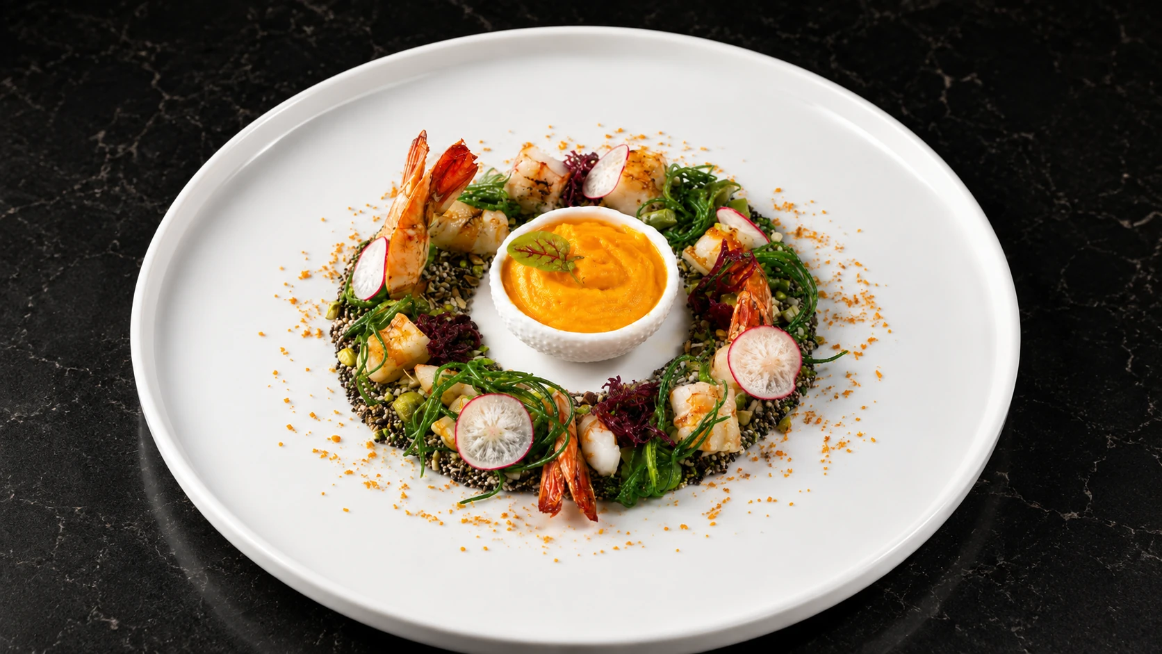 Glass Hostaria dish