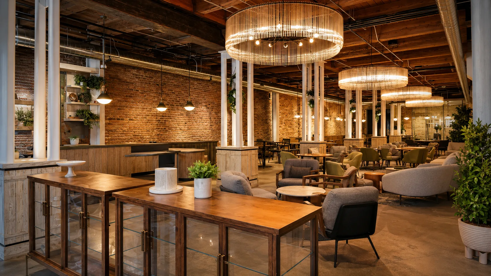 Bright cafe dining room at Good Ambler in Chicago