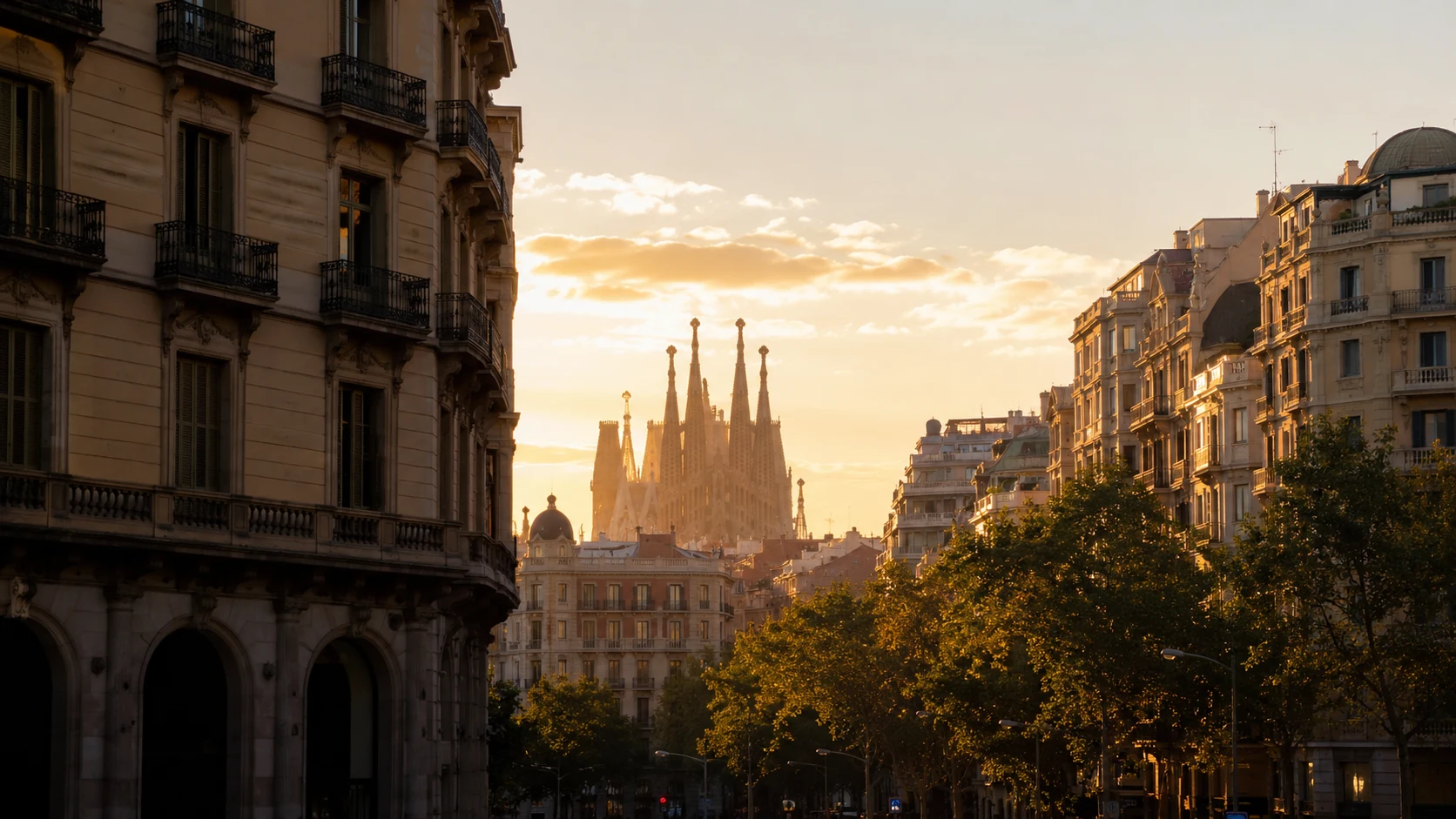 Barcelona evening terrace dining scene for the Passport to Plate Barcelona restaurant guide