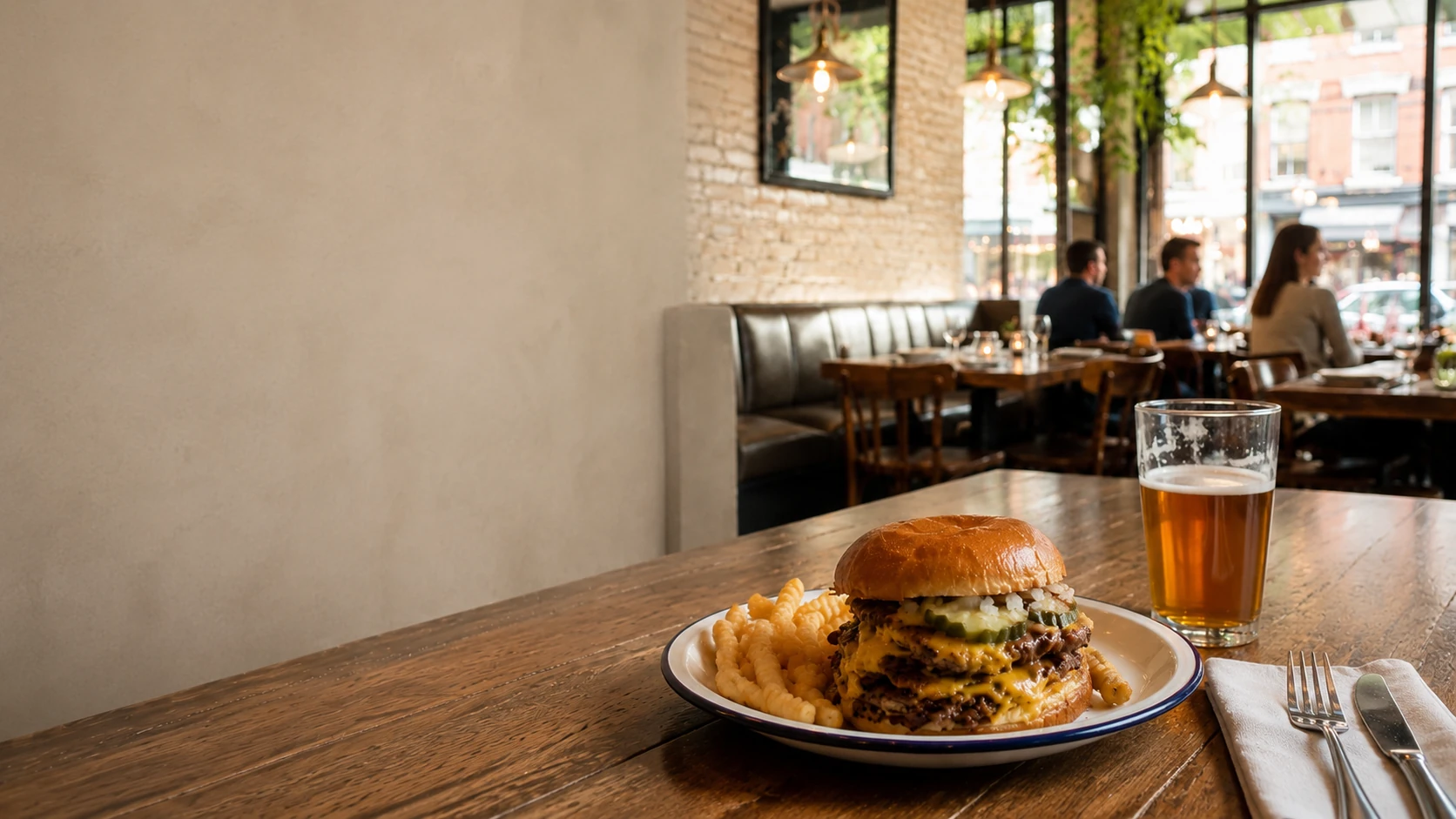 Warm Chicago neighborhood restaurant table for Nick’s Picks dining guide