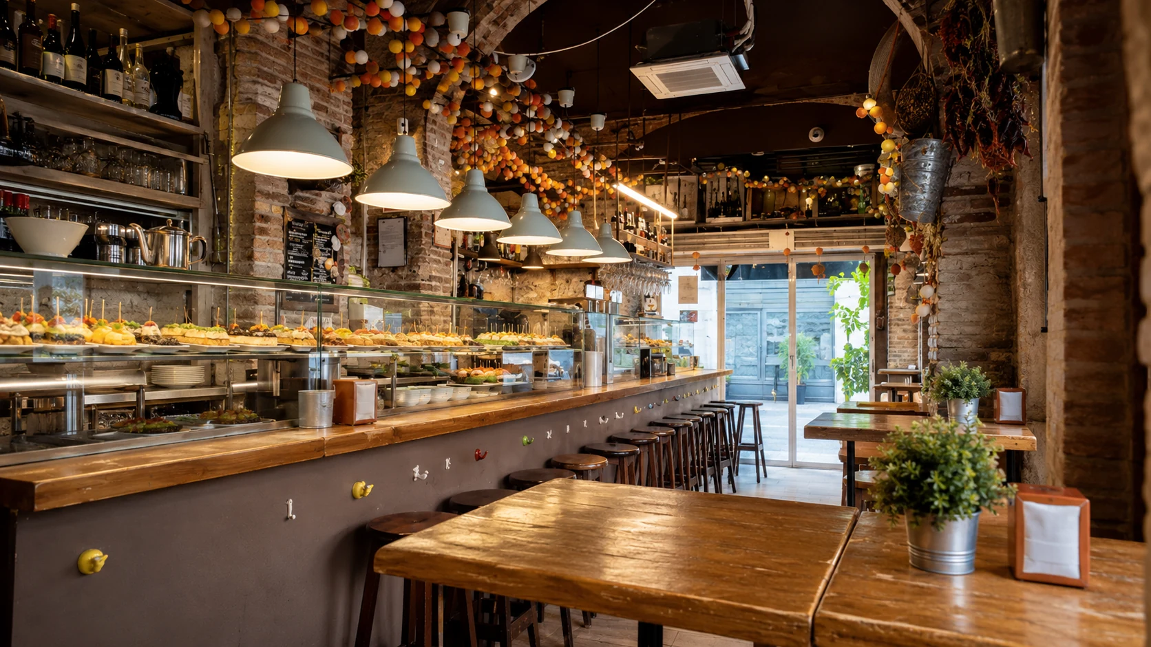 La Tasqueta de Blai Barcelona pintxos bar interior with counter seating