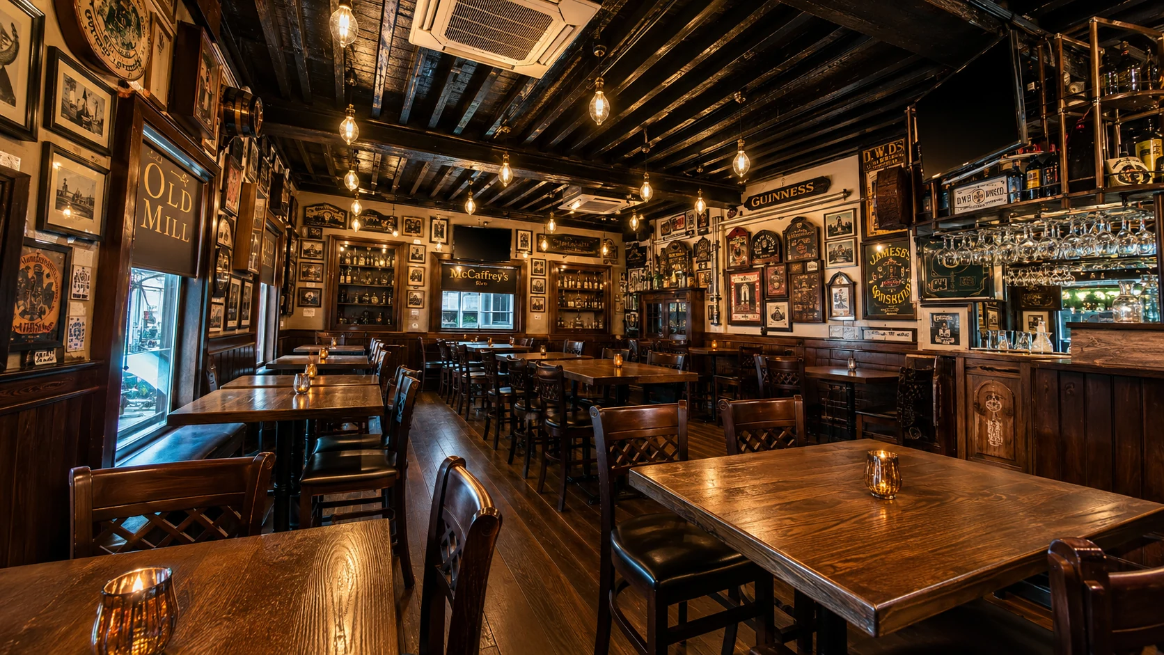 Dinner dish at The Old Mill in Dublin, a irish comfort food restaurant