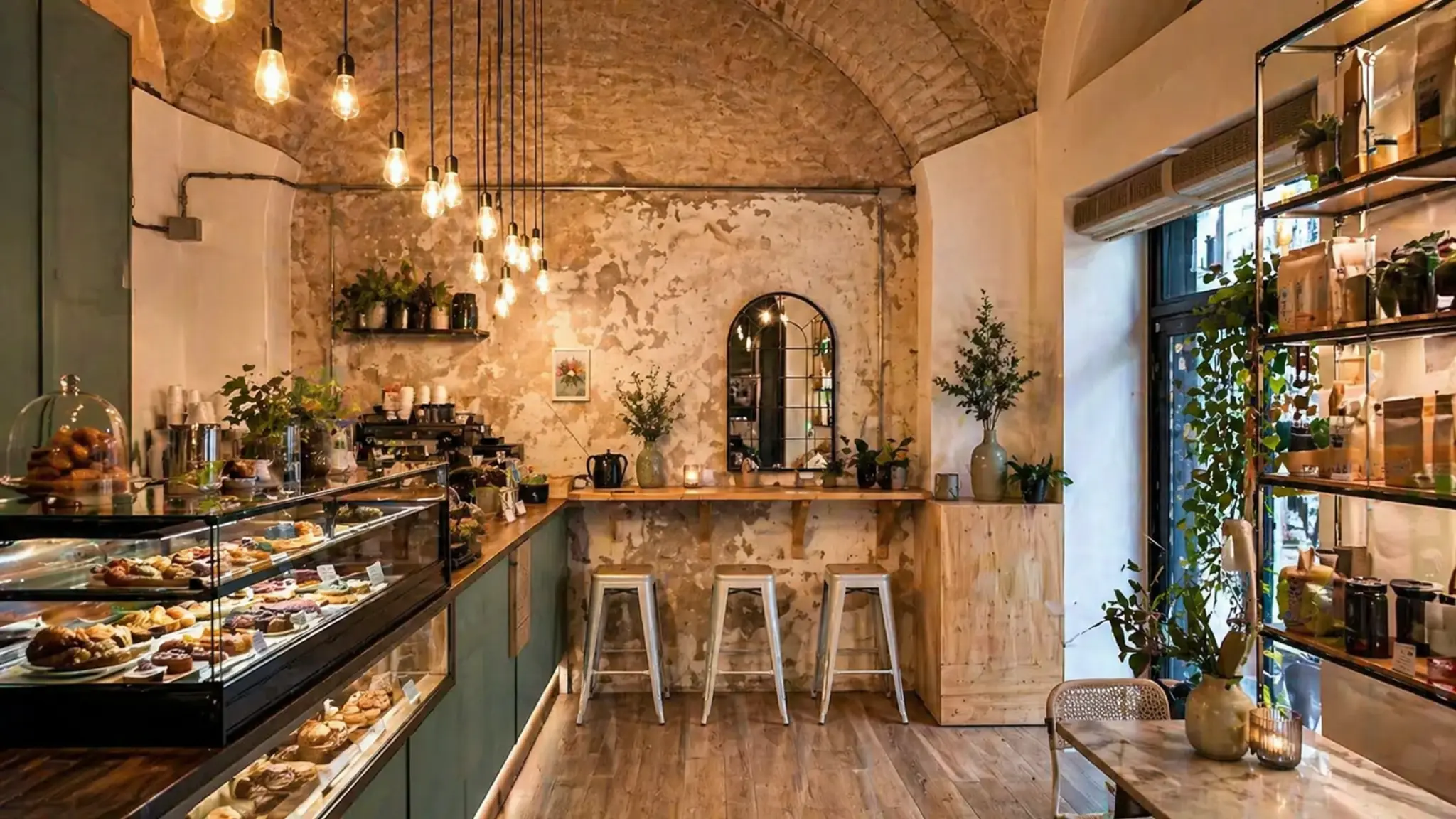 Sensorio Coffee Lab Rome specialty coffee cafe interior with counter seating