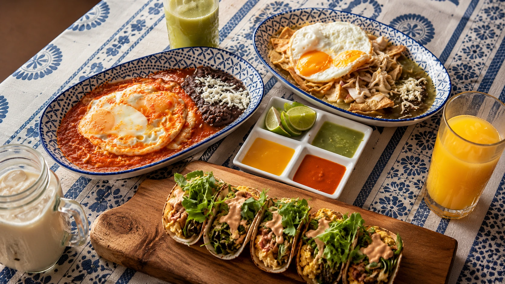 Santo Habanero Mexico City seafood tacos, tostadas, salsa, guacamole, and cocktails