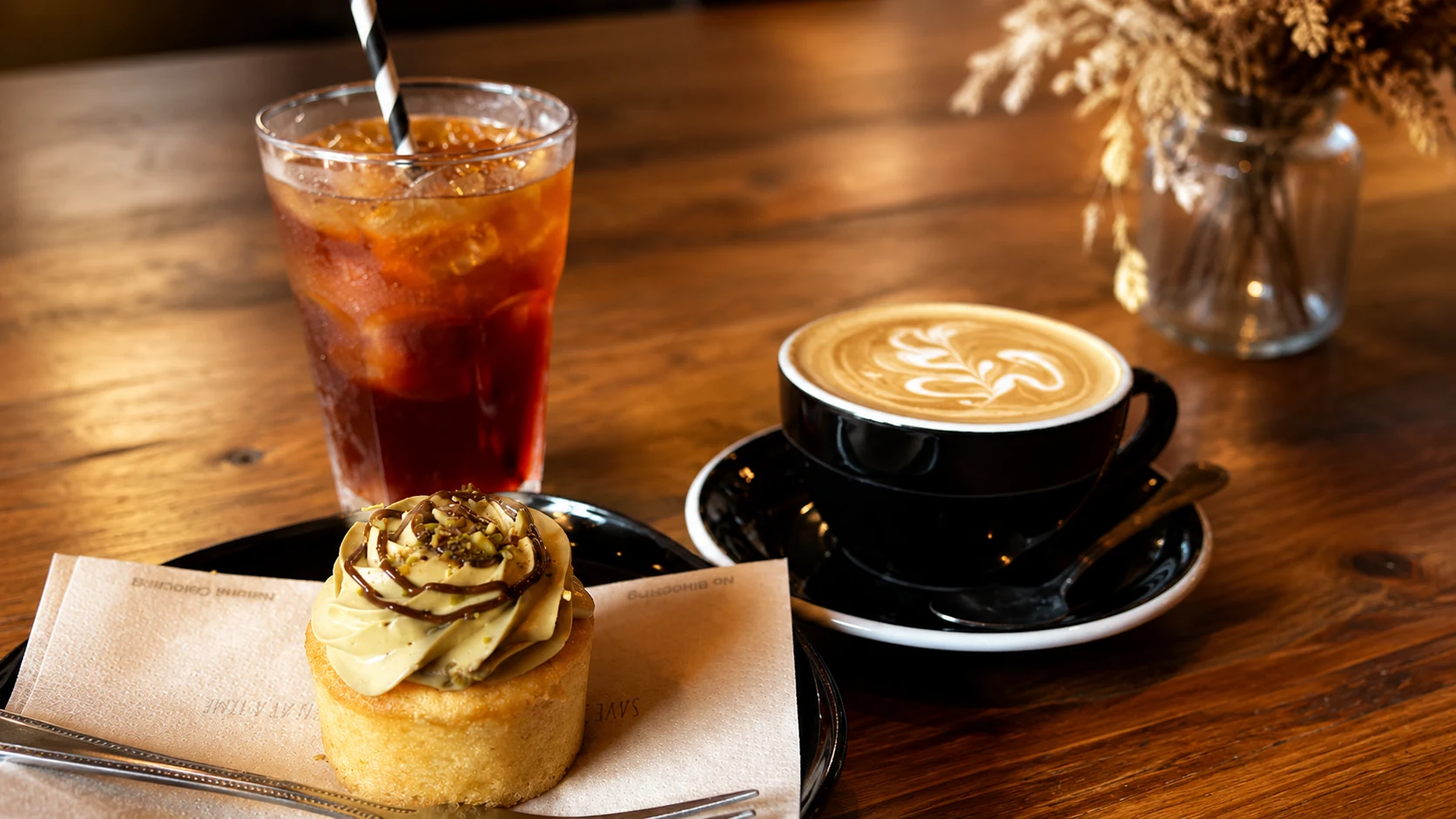 Coffee and pastries at Shoe Lane Coffee in Dublin, a coffee shop spot
