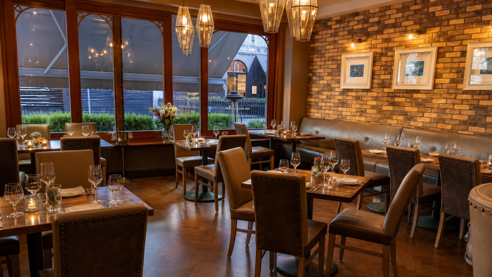 Restaurant dining room at SOLE Seafood & Grill in Dublin, a seafood and grill restaurant