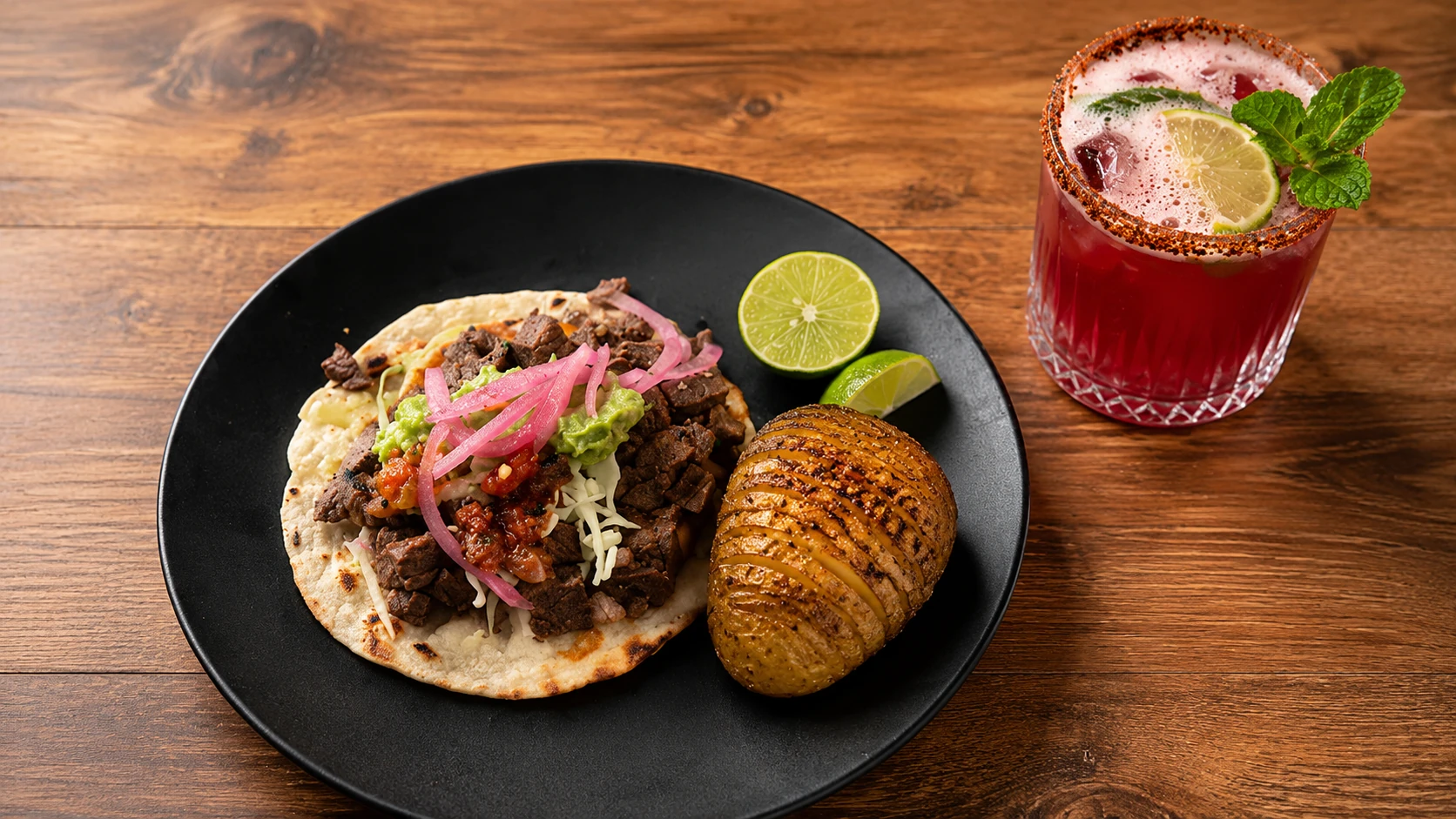 Tacos de Armando Mexico City grilled tacos with salsa and toppings
