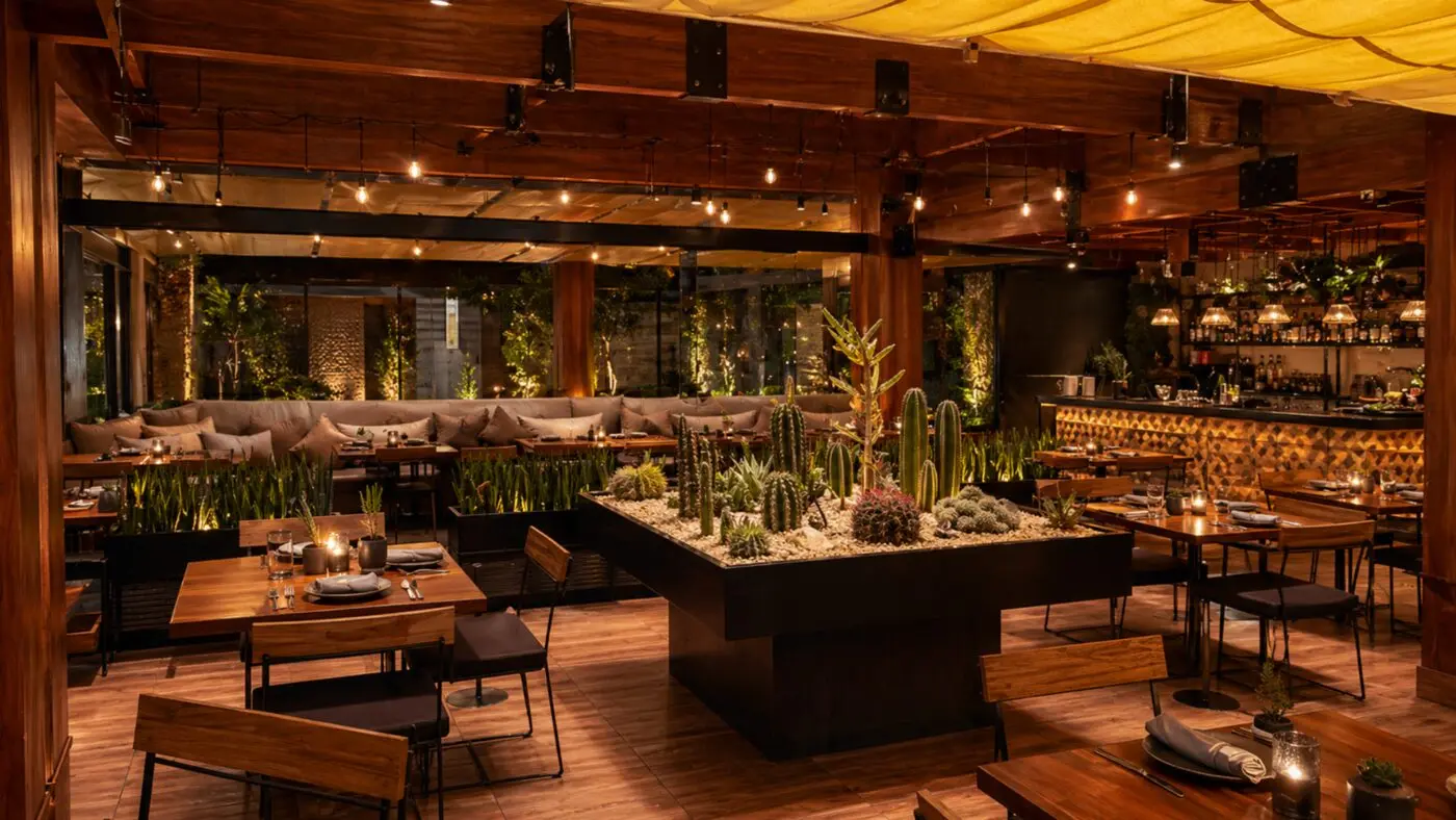 Tezontle Restaurante Mexico City contemporary Mexican dining room in Centro Histórico
