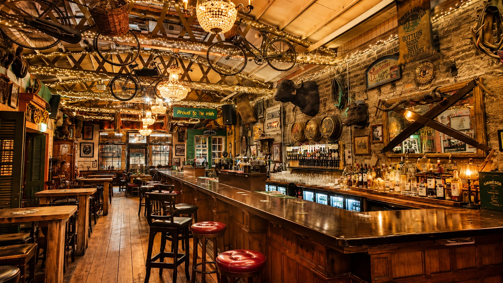 Pub interior at The Celt in Dublin, a classic pub spot