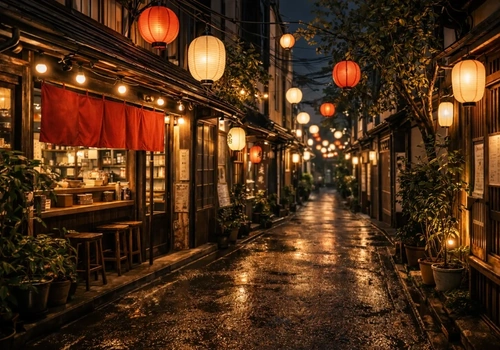 Tokyo restaurant street scene for a food-first Tokyo city guide