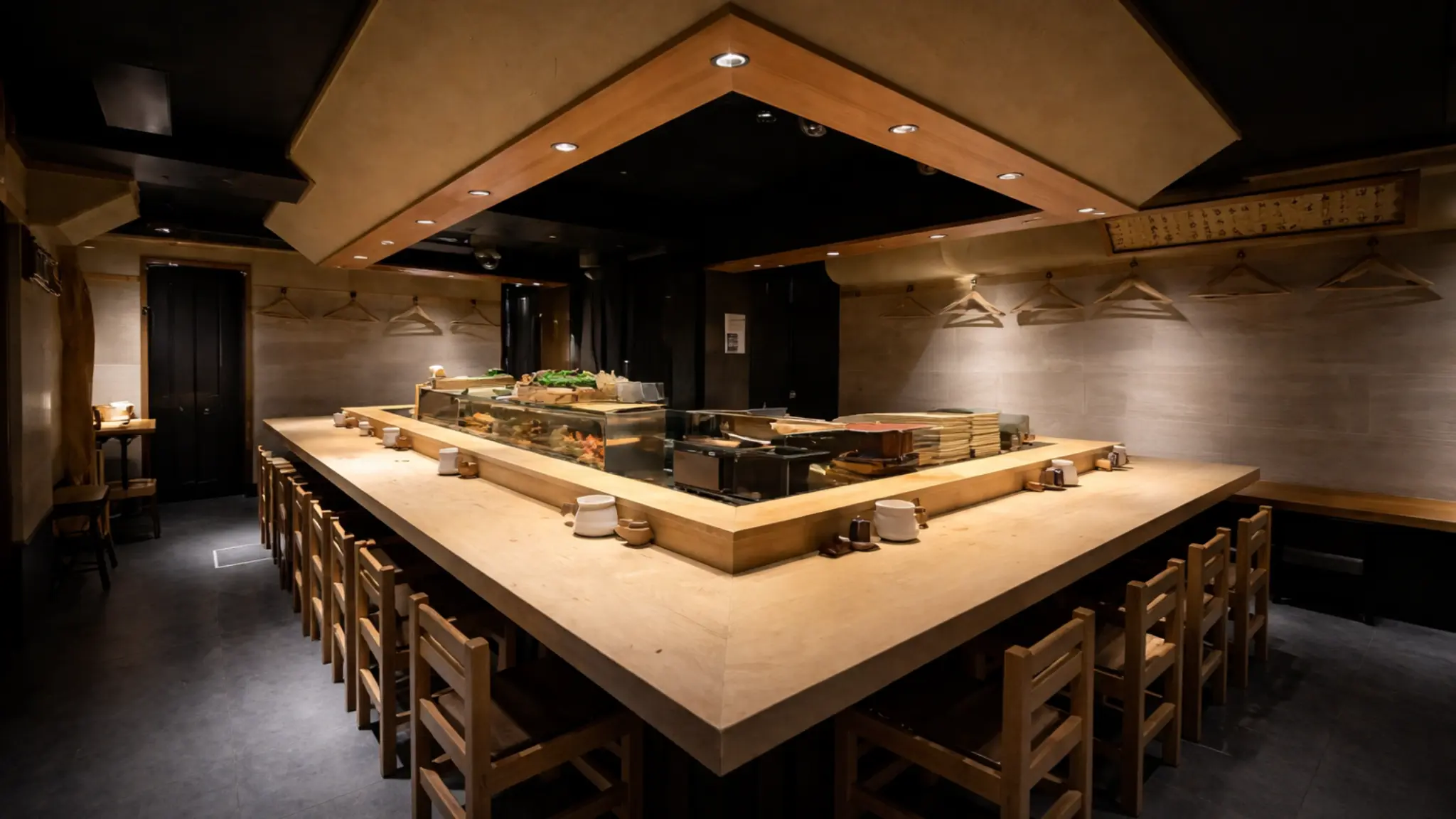 Toriyoshi Nakameguro Tokyo yakitori counter restaurant interior