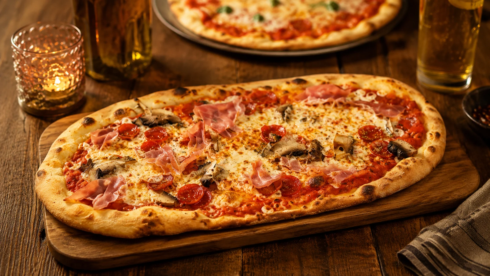 Dinner dish at Zizzi Dublin in Dublin, a pizza and pasta restaurant